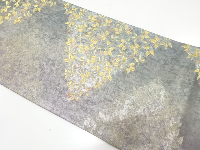 JAPANESE FUKURO OBI / WOVEN PLANTS